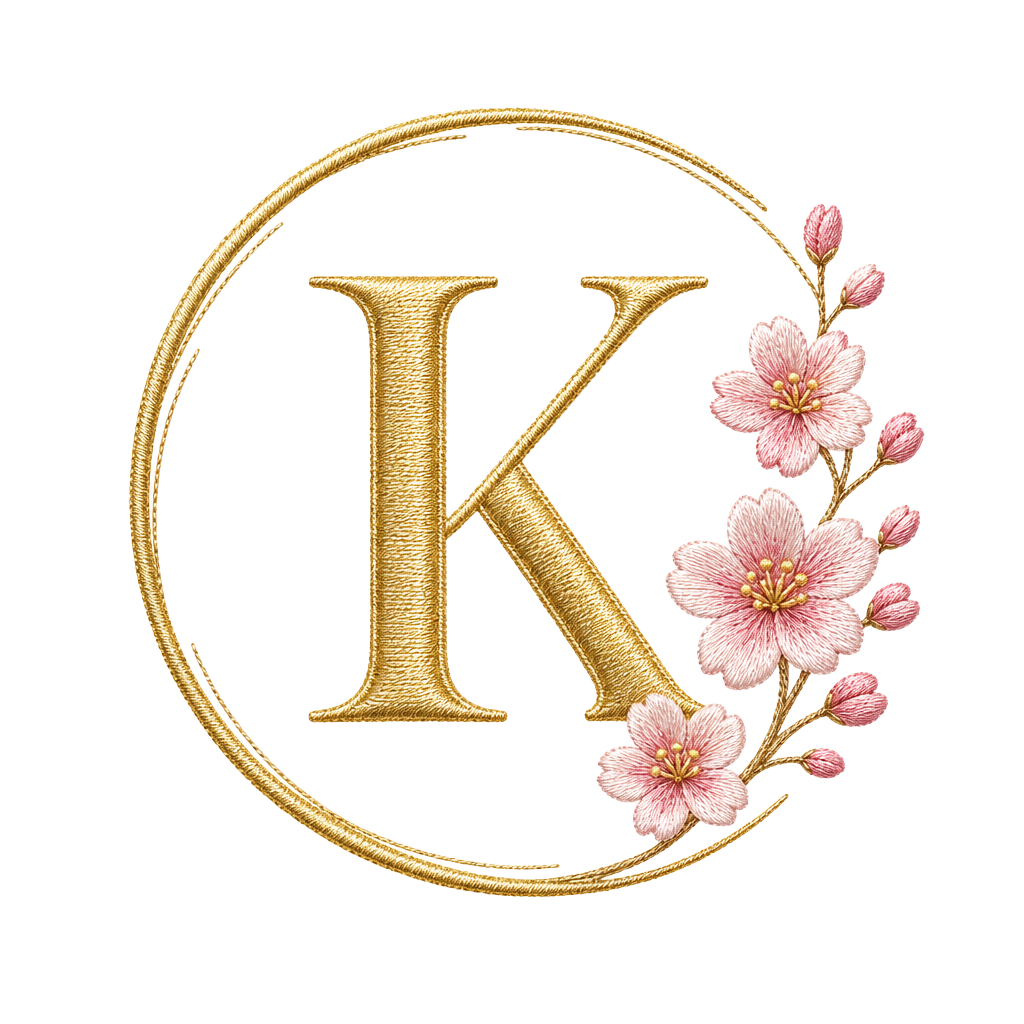 Kimowears embroidered K monogram